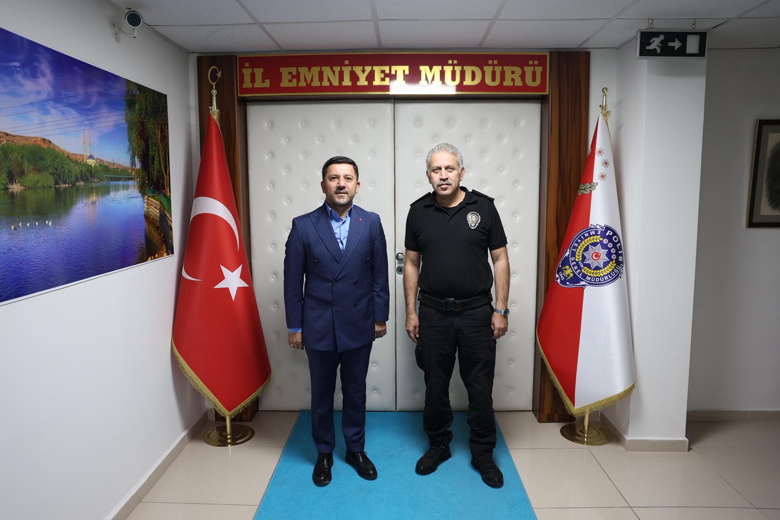 İl Emniyet Müdürü Serkan Karaman’a Hayırlı Olsun Ziyareti